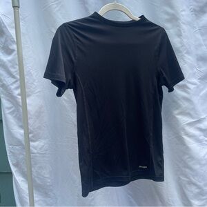 Athletic black workout shirt